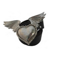 3D Winged Heart Buckle